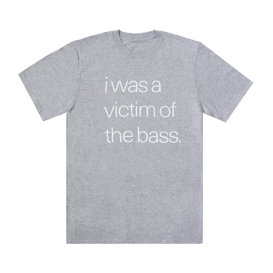 BASSVICTIM GRAY TEE